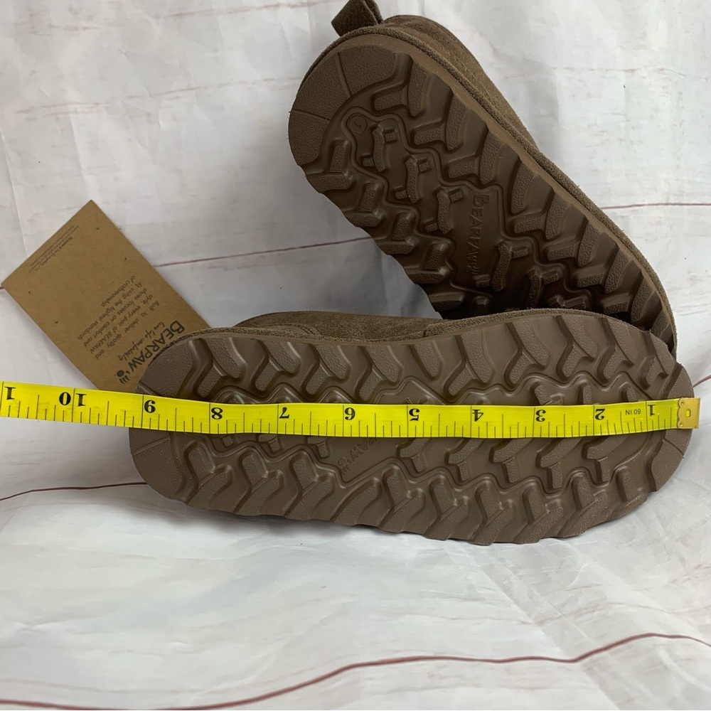 BEARPAW Phoenix Youth US1 Winter Boots wool kids boys shoes Shearling mocassins - Picture 8 of 16